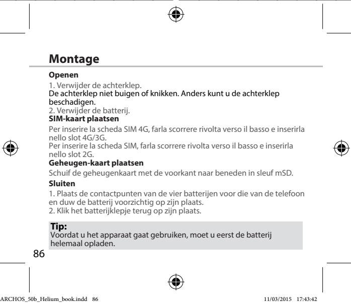 ARCHOS 50B HELIUM - Beschrijving van het apparaat - 6