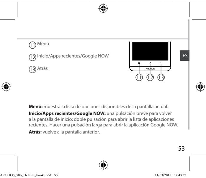 ARCHOS 50B HELIUM - Descripción del dispositivo - 4