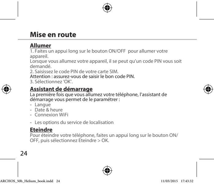 ARCHOS 50B HELIUM - Astuce : - 4