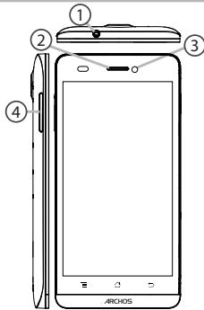 ARCHOS 50B HELIUM - Beschreibung des Geräts - 1
