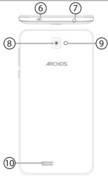 ARCHOS 59 XENON - Description du téléphone - 1