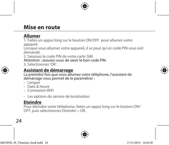 ARCHOS 59 XENON - Astuce: - 7