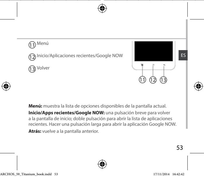 ARCHOS 59 XENON - Descripción del dispositivo - 3