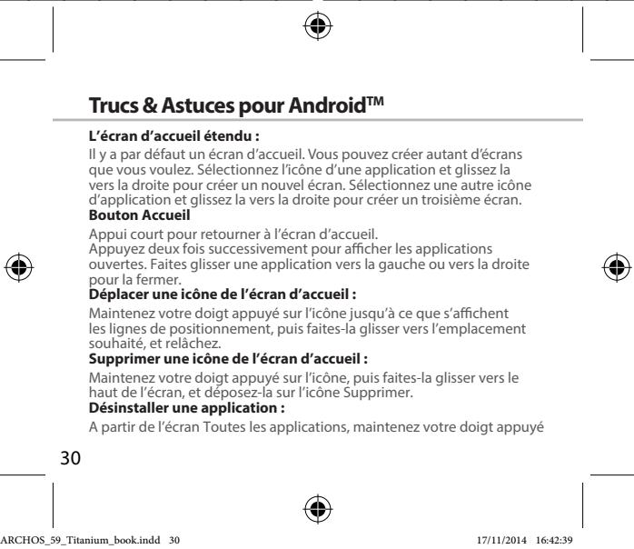 ARCHOS 59 XENON - Sauvegarder vos contacts - 2