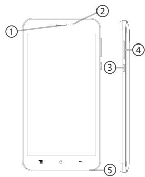 ARCHOS 59 XENON - Description of the phone - 1