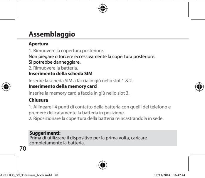ARCHOS 59 XENON - Descrizione del dispositorio - 5