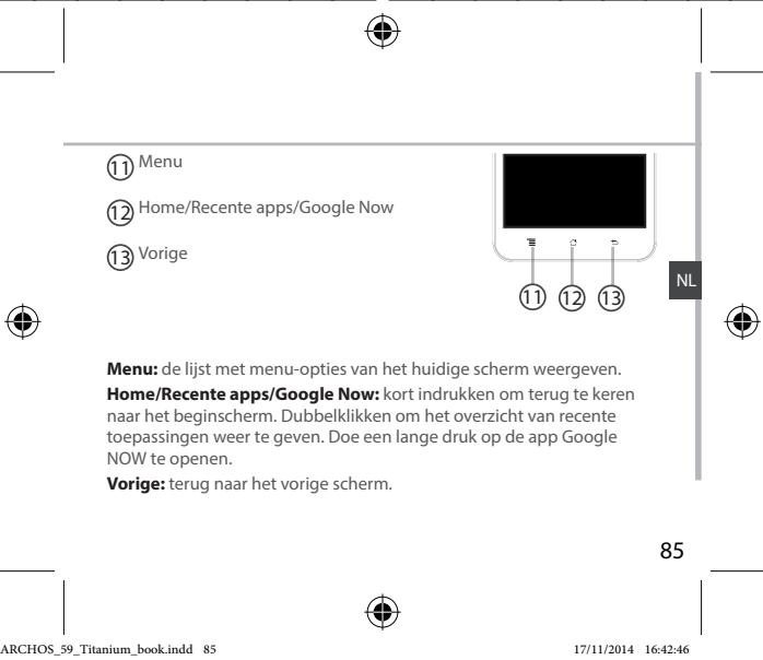 ARCHOS 59 XENON - Beschrijving van het apparaat - 4