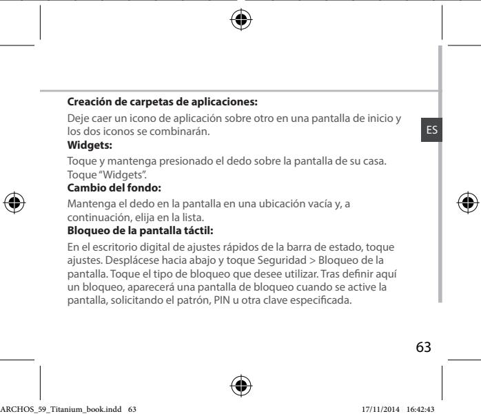 ARCHOS 59 XENON - Información sobre sincronización - 6