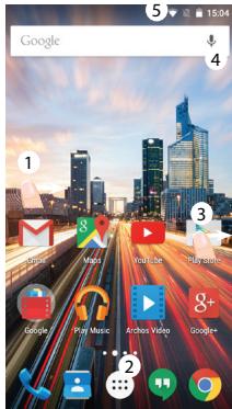 ARCHOS 50 POWER - Включение - 1