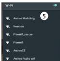 ARCHOS 50E HELIUM - الإعدادات - 2