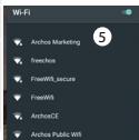 ARCHOS 50E HELIUM - Connexion wifi - 2