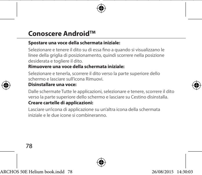 ARCHOS 50E HELIUM - Sincronizzazione di informazioni - 5