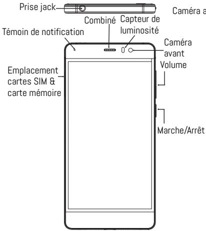 ARCHOS 55 DIAMOND SELFIE, 55 DIAMOND SELFIE LITE - Description de l'appareil - 2