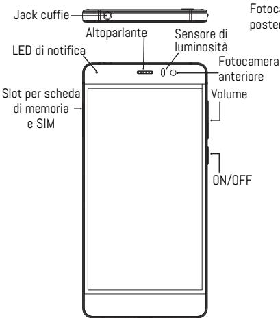 ARCHOS 55 DIAMOND SELFIE,  55 DIAMOND SELFIE LITE - Descrizione del dispositorio - 2