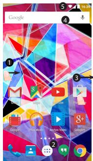 ARCHOS DIAMOND PLUS - No seu ecra inicial - 1
