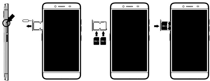 ARCHOS DIAMOND PLUS - Inserting SIM &amp; Micro-SD cards - 1