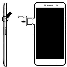 ARCHOS DIAMOND PLUS - Wkladanie karty SIM i karty Micro-SD - 1