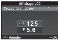 PENTAX K-1 - Réglage de l'affichage LCD - 1