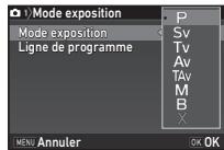 PENTAX K-1 - Utilisation du mode USER enregistré - 2