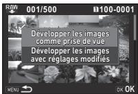 PENTAX K-1 - Sélectionnez la méthode de réglage des paramètres et appuyez sur OK. - 1