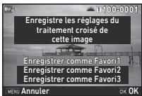 PENTAX K-1 - Utilisez pour sélectionner une image ayant subi un traitement croisé. - 1