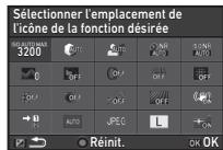 PENTAX K-1 - Utilisez ▲▼◀▶ pour sélectionner la fonction à modifier. - 1