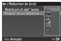 PENTAX K-1 - Réduction du bruit lors d'une prise de vue avec une sensibilité ISO élevée - 2