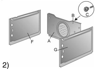 SMEG SE360/C - Assembling the self-cleaning liners - 2