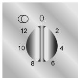 SMEG SE360/C - HOB CONTROL KNOB WITH DUAL ZONES - 2