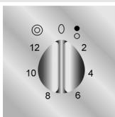 SMEG SE360C-7 - DUAL HEATING HOB CONTROL KNOB - 1