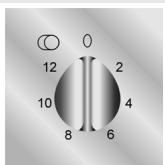 SMEG SE360C-7 - DUAL HEATING HOB CONTROL KNOB - 2