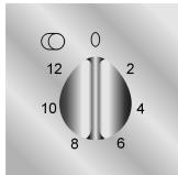 SMEG SE365MFX - HOB CONTROL KNOB WITH DUAL ZONES - 2
