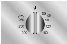 SMEG SE365MFX - THERMOSTAT CONTROL KNOB (multifunction oven) - 3