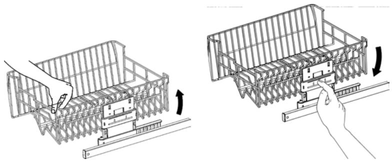 SMEG BLV1R - ADJUSTING THE UPPER BASKET - 1