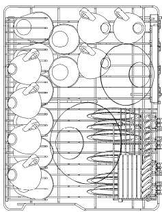 SMEG LSA4745B - LOADING THE UPPER BASKET - 2