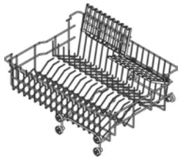 SMEG PLA653B - UPPER BASKET - 2