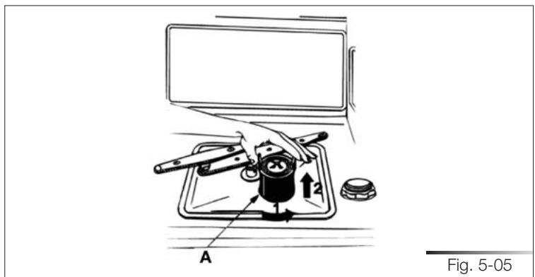 SMEG STA8614XU - Cleaning the filter unit - 1