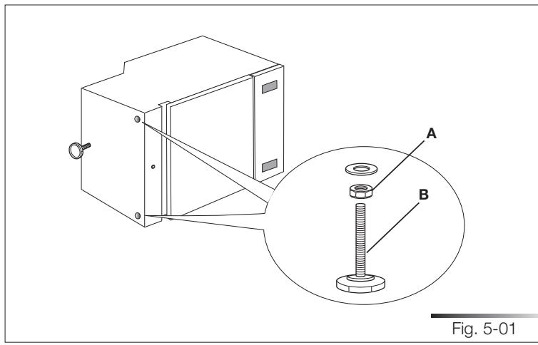 SMEG STA8614XU - Mounting the feet (only for some models) - 2