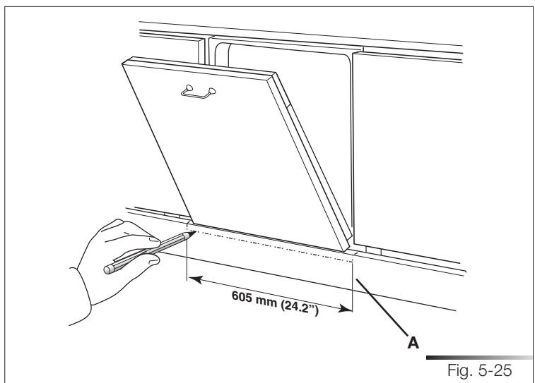 SMEG STA8614XU - Procedure for mounting the door panel (models sta_4645/sta_8743) - 7