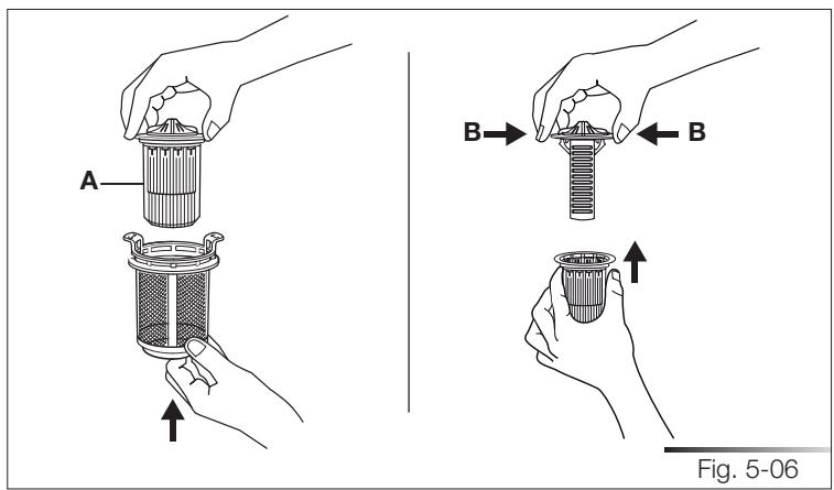 SMEG STA8614XU - Cleaning the filter unit - 2
