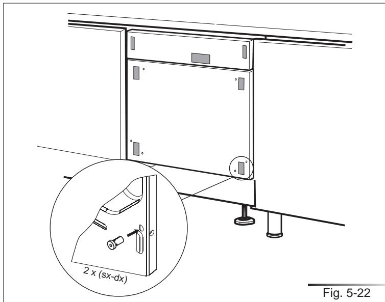 SMEG STA8614XU - Procedure for mounting the door panel (models sta_4645/sta_8743) - 4