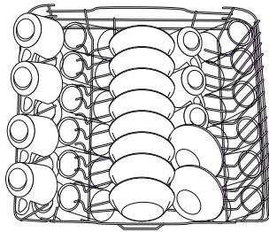 SMEG STA8743U - Loading the upper rack (see fig. 4-14) - 2