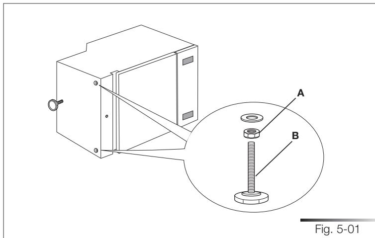 SMEG STA8743U - Mounting the feet (only for some models) - 2