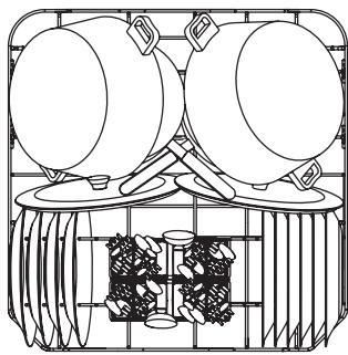 SMEG STA8743U - Loading the lower rack (see fig. 4-10) - 2