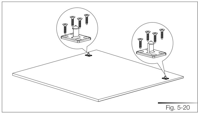 SMEG STA8743U - Procedure for mounting the door panel (models sta\_4645/sta\_8743) - 2
