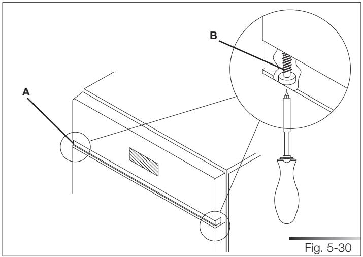 SMEG STA8743U - Procedure for mounting the door panel (models pla\_8743) - 4