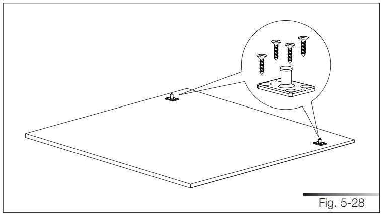 SMEG STA8743U - Procedure for mounting the door panel (models pla\_8743) - 2
