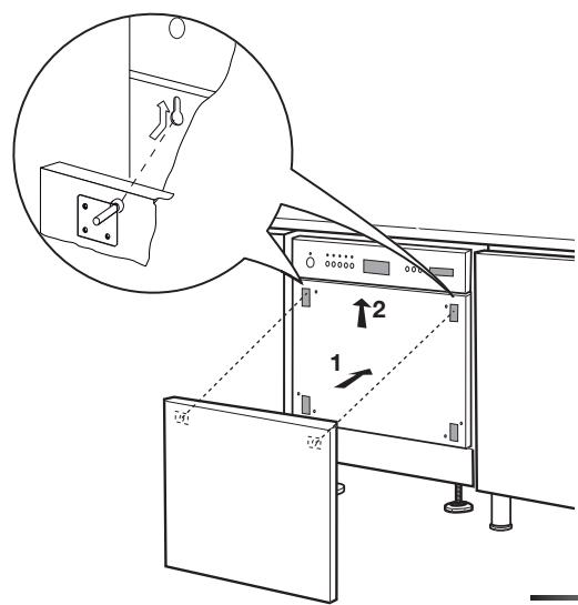 SMEG STA8743U - Procedure for mounting the door panel (models pla\_8743) - 5