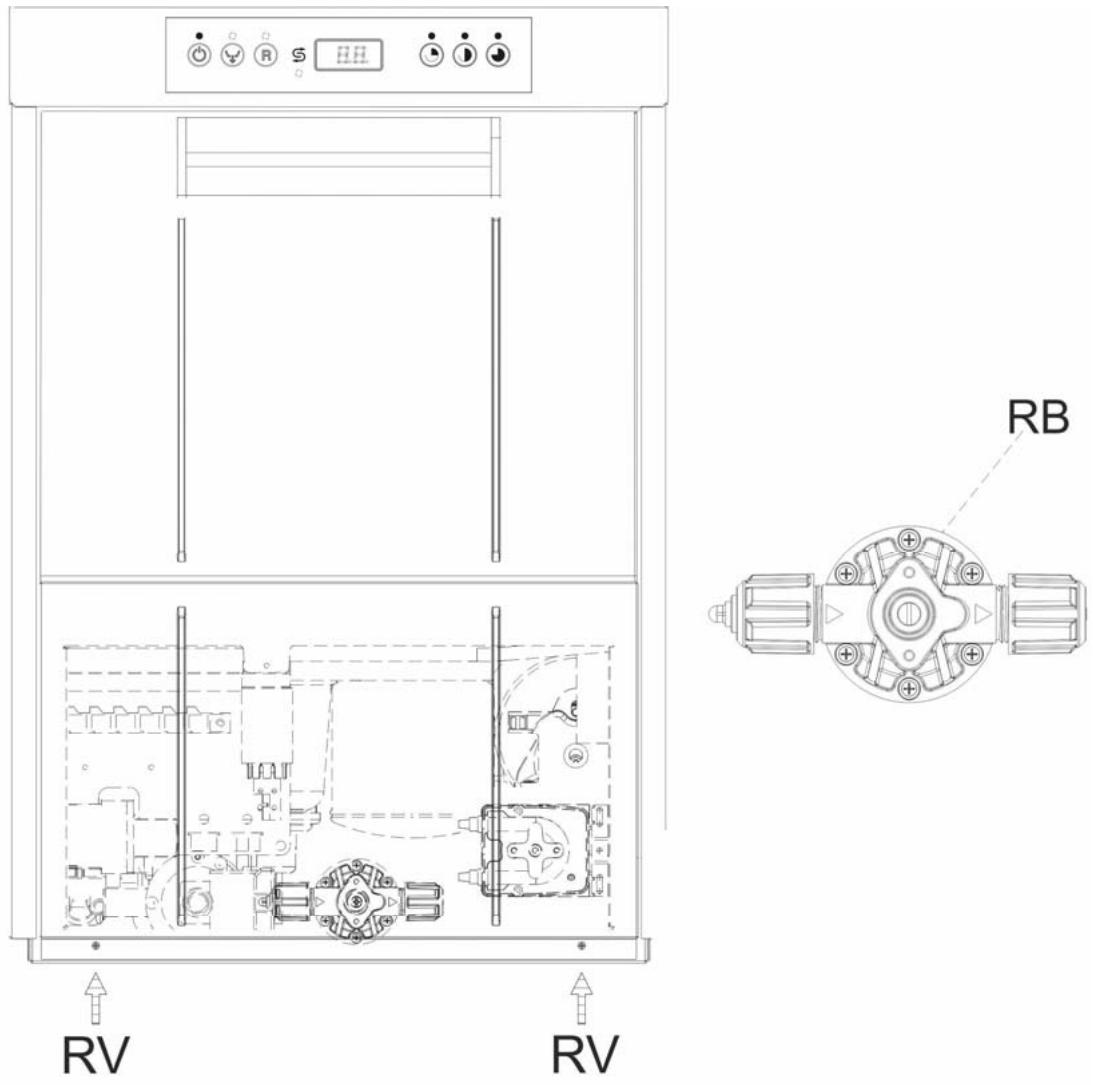 SMEG CWG420D - Rinse aid dispensing setting (on models with diaphragm pump with manual setting only) - 1