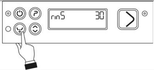 SMEG CWG420D - Dishwasher parameter modification procedure: - 5